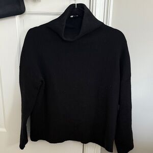 Vince Classic Black Cowl Neck Sweater